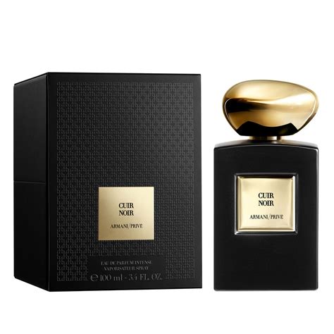 giorgio armani prive cuir noir